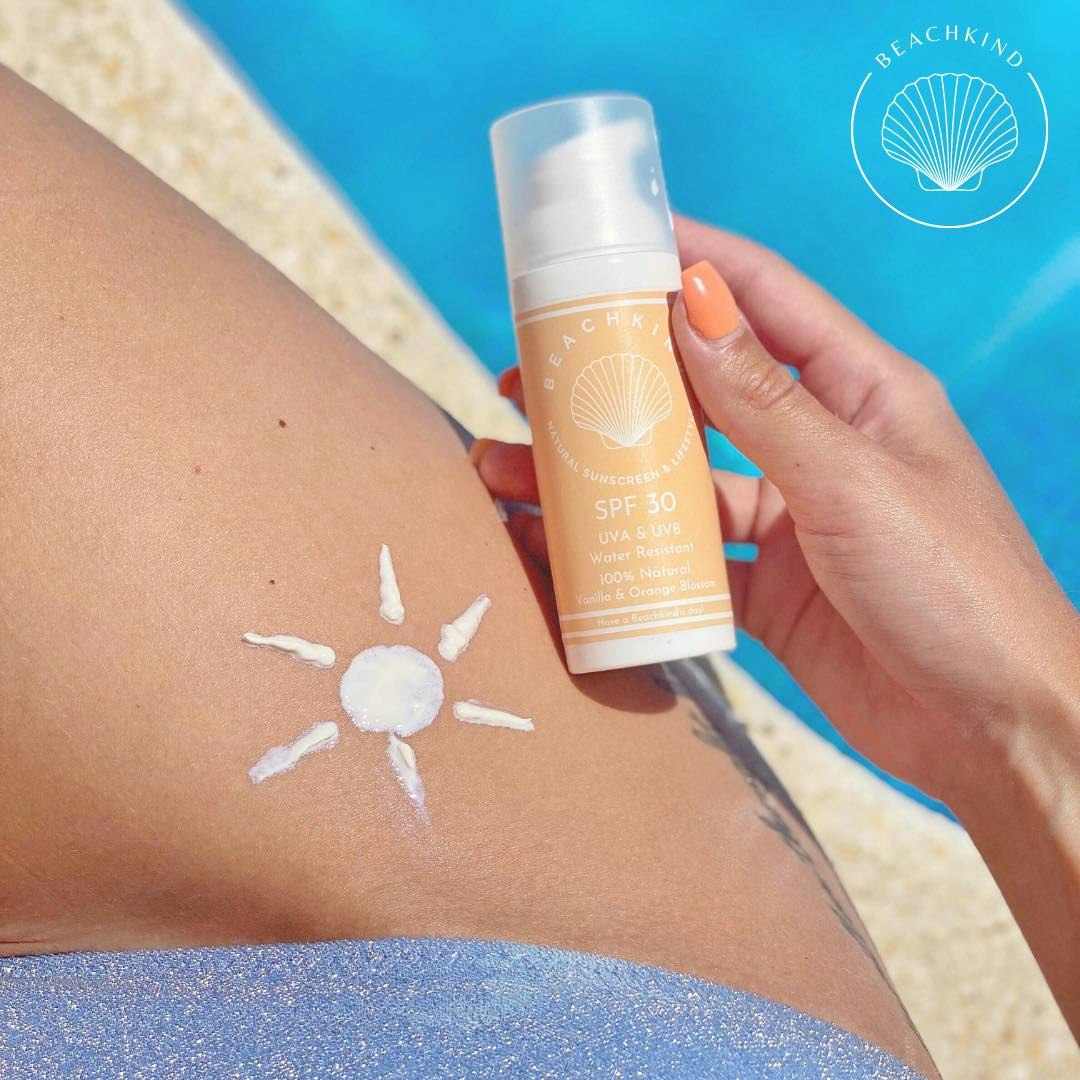 Beachkind Natural Sunscreen SPF 30, 50 ml/100 ml