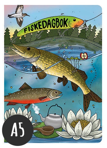 Anteckningsbok Fiskedagbok A5 från Eplaros