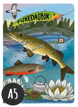 Anteckningsbok Fiskedagbok A5 från Eplaros