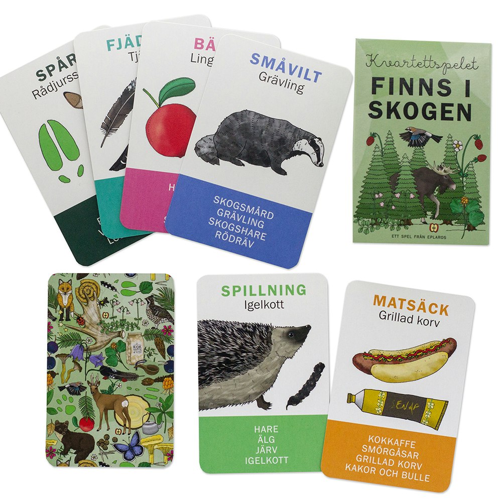 Eplaros kvartettspel Finns i skogen
