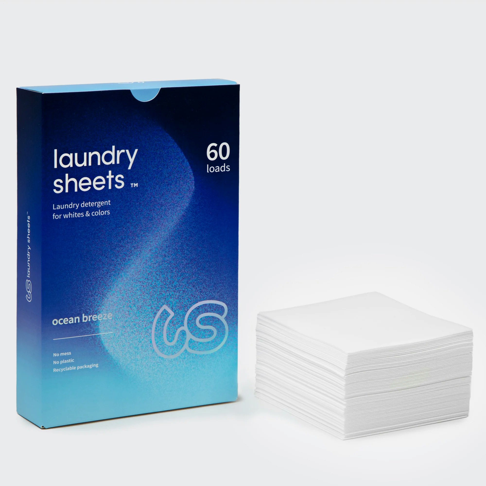 Laundry Sheets tvättmedelsark Ocean Breeze 30 eller 60 st