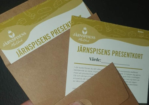 Järnspisens presentkort