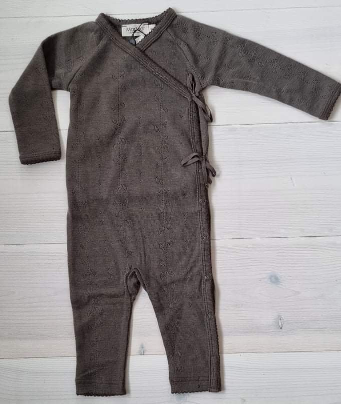 Onsie Marmar 100% ull - brun