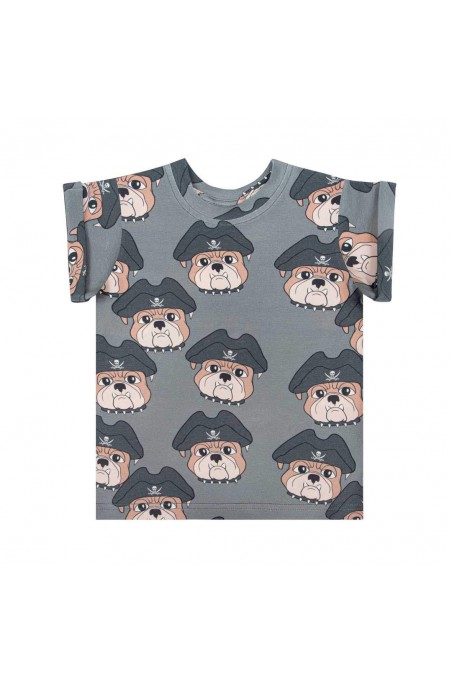 Dog The Pirate Graphite T-shirt - Dear Sophie