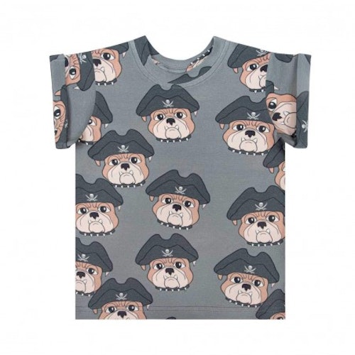 Dog The Pirate Graphite T-shirt - Dear Sophie