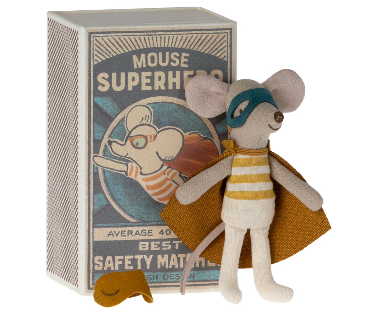 Super hero mouse, Little brother I tändsticksask