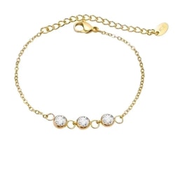 Armband med gnistrande kristaller