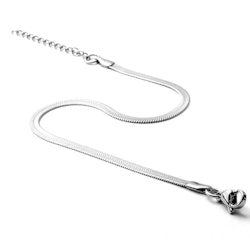 Silverarmband i stål 17–23 cm