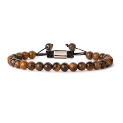 Armband med TigerEye 6 mm