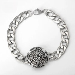 Armband med keltisk symbol i stål