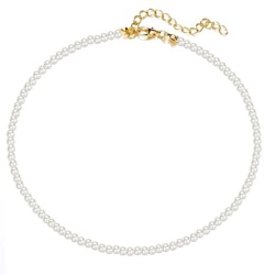 Tidlös pärlchoker med små pärlor
