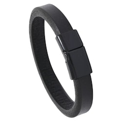 Svart armband med minimalistisk känsla