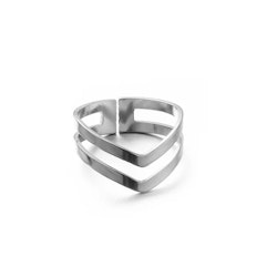 Bred V-ring i rostfritt stål