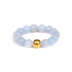 Elastisk ring i mjuk aqua