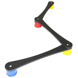 Klubteknik dribling, 3 arme