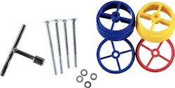 Klubteknik dribling, 3 arme