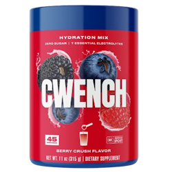 Cwench Hydration Electrolyte Mix - Berry Crush, 45 port.
