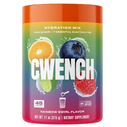 Cwench Hydration Electrolyte Mix - Rainbow Swirl, 45 port.