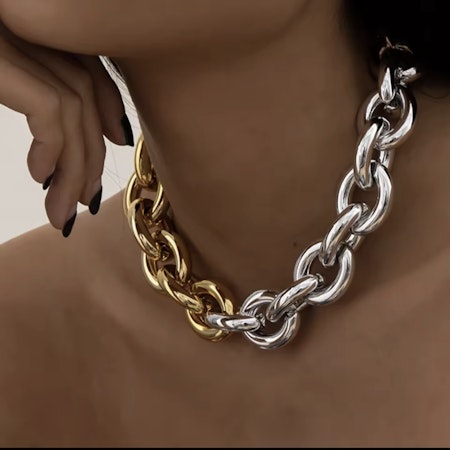 Vintage tjockt halsband