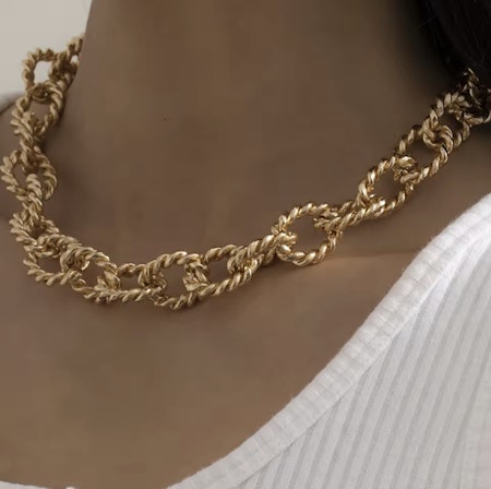 Metalltråd halsband