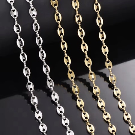 Kaffe halsband 1.5mm 50cm