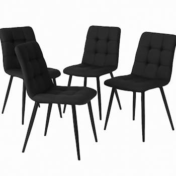 Classic Velvet | 4 matstolar i sammet