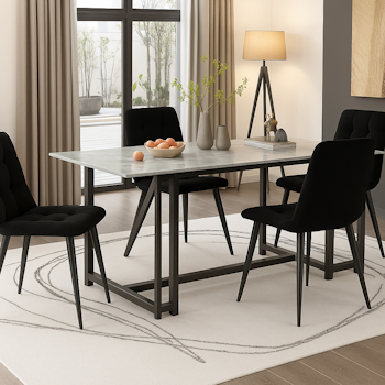 Classic Velvet | 4 matstolar i sammet