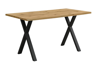Axis | Modernt matbord med järnben 140x80