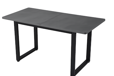 Steel | Grått matbord, rektangulärt 140x70