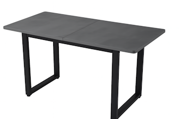 Steel | Grått matbord, rektangulärt 140x70