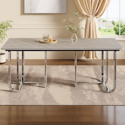 Slate | Modernt matbord 180x80 cm för 6 personer