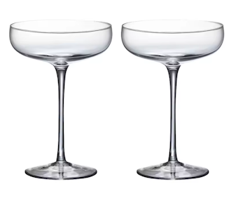 Luna | 2 kristallcoupeglas 185 ml