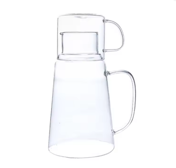 Cascade | 1,2 L glaskaraff med kopp & lock