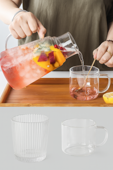 Cascade | 1,2 L glaskaraff med kopp & lock