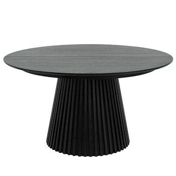 Svend | Utdragbart matbord ø140–240 cm i svart ek