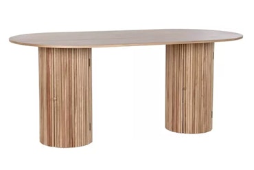 Valencia | Ovalt matbord 180 cm i trädesign