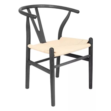 Aspen | Matstol i bokträ med wishbone-design