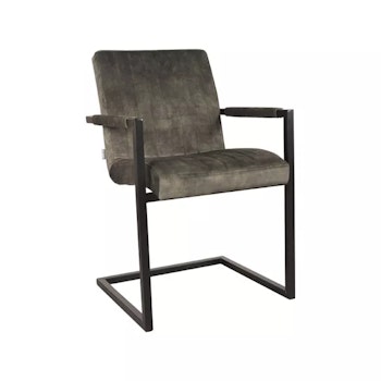 Milo | 2 pack Matstol i syntetmaterial – huntergrön