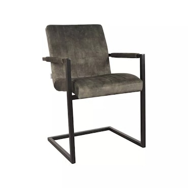 Milo | 2 pack Matstol i syntetmaterial – huntergrön