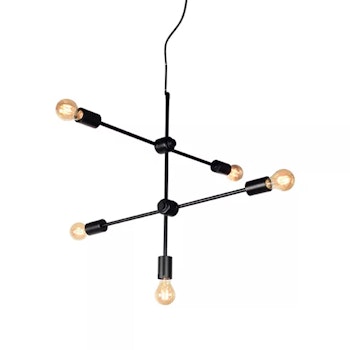 Stilo | taklampa i svart – 70x70x70 cm