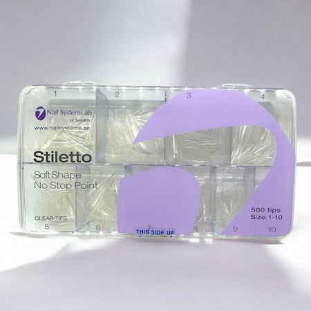Tipplåda - Clear stiletto