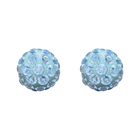 Örhängen Fireball aquamarin
