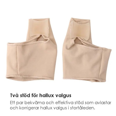 Hallux valgus-støtte (2 stk)