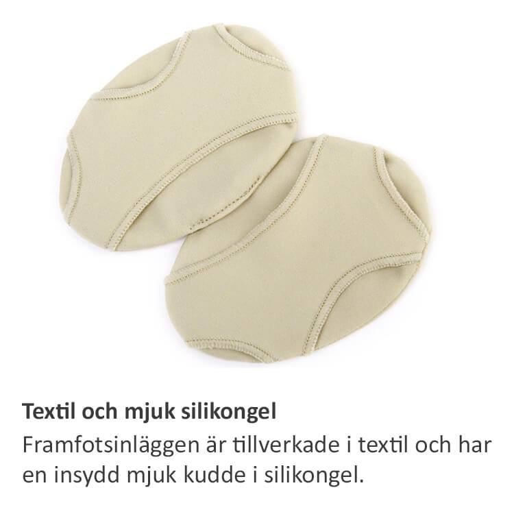 Mykt innlegg i forfoten