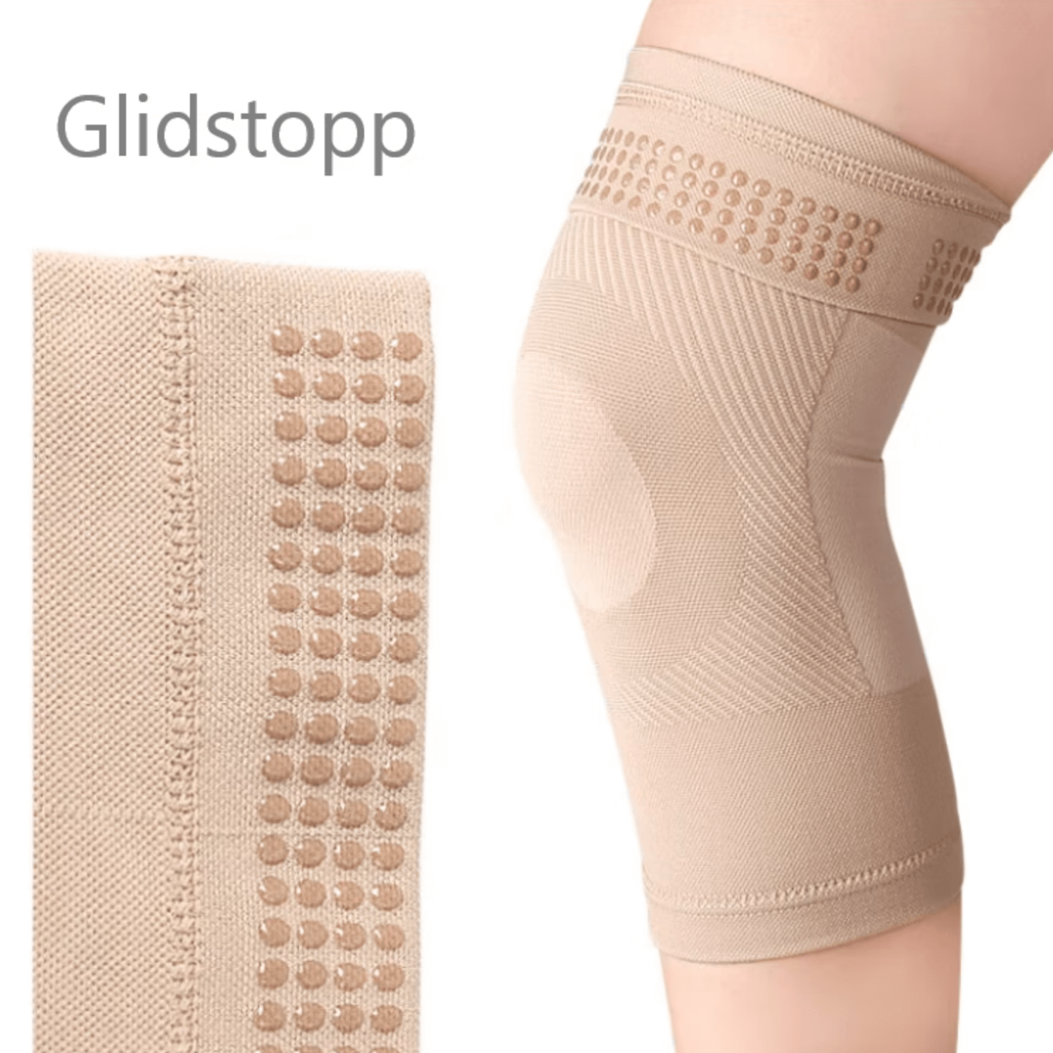 Knestøtte med elastisk komfort (1 par)