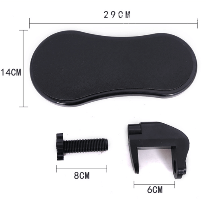 Justerbar armstøtte for skrivebord