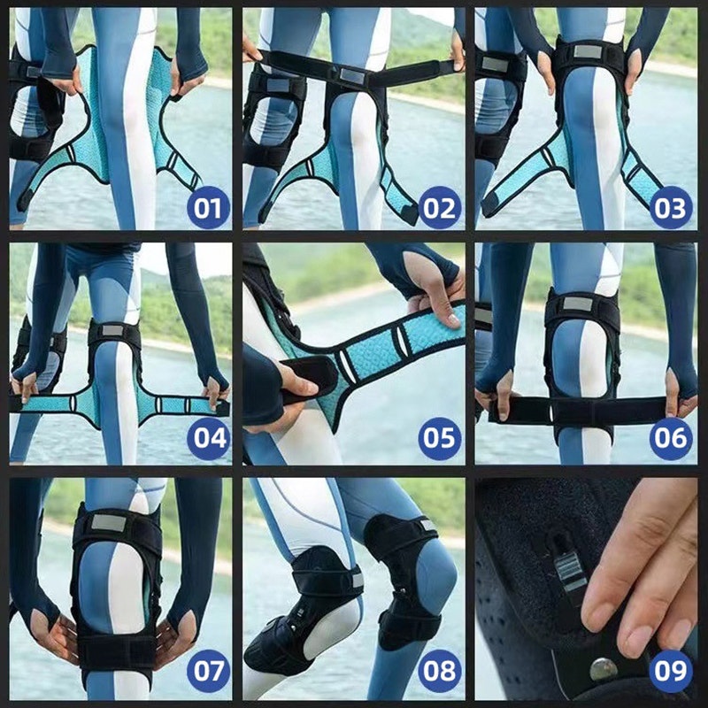 Patella Support Knee Brace - gir bedre støtte til kneet og lindrer smerter under idrett og rehabilitering