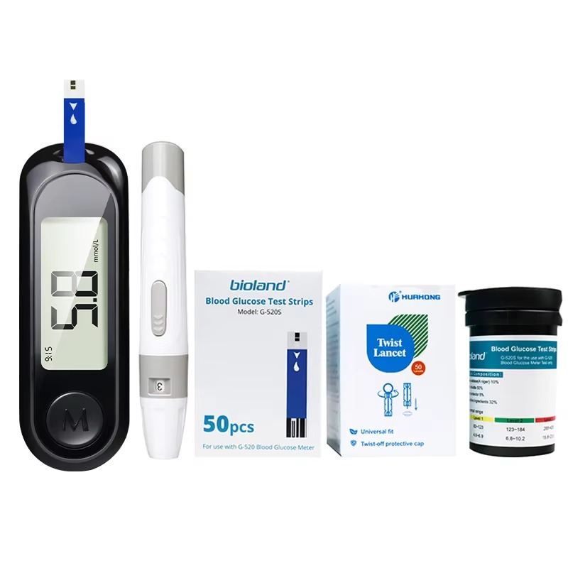 Blodsukkermålesett - Diabetestestsett med 50 teststrimler og raske resultater