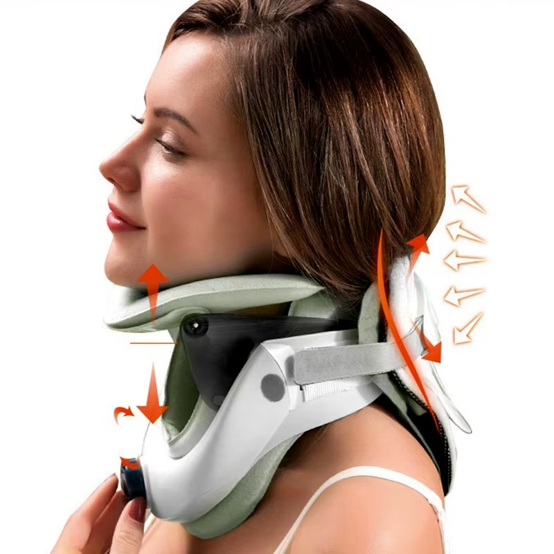 Rehab Neck Collar - Oppblåsbar traksjon mot spenninger og nakkesmerter