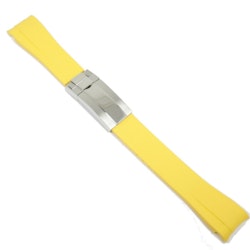 Gummiband Curved 20MM Gul/stål vikspänne